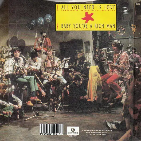 PERSONALISED the Beatles All You Need is Love Music Song,  UK