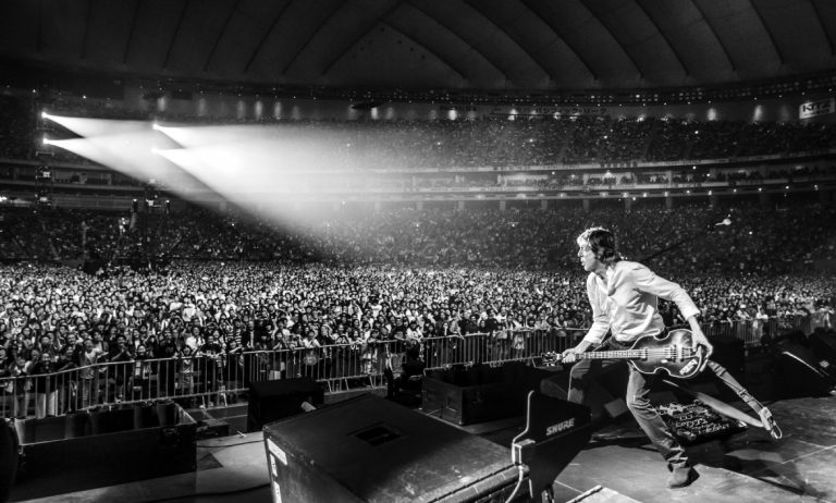 Paul McCartney concert at Tokyo Dome in Tokyo on Apr 29, 2017