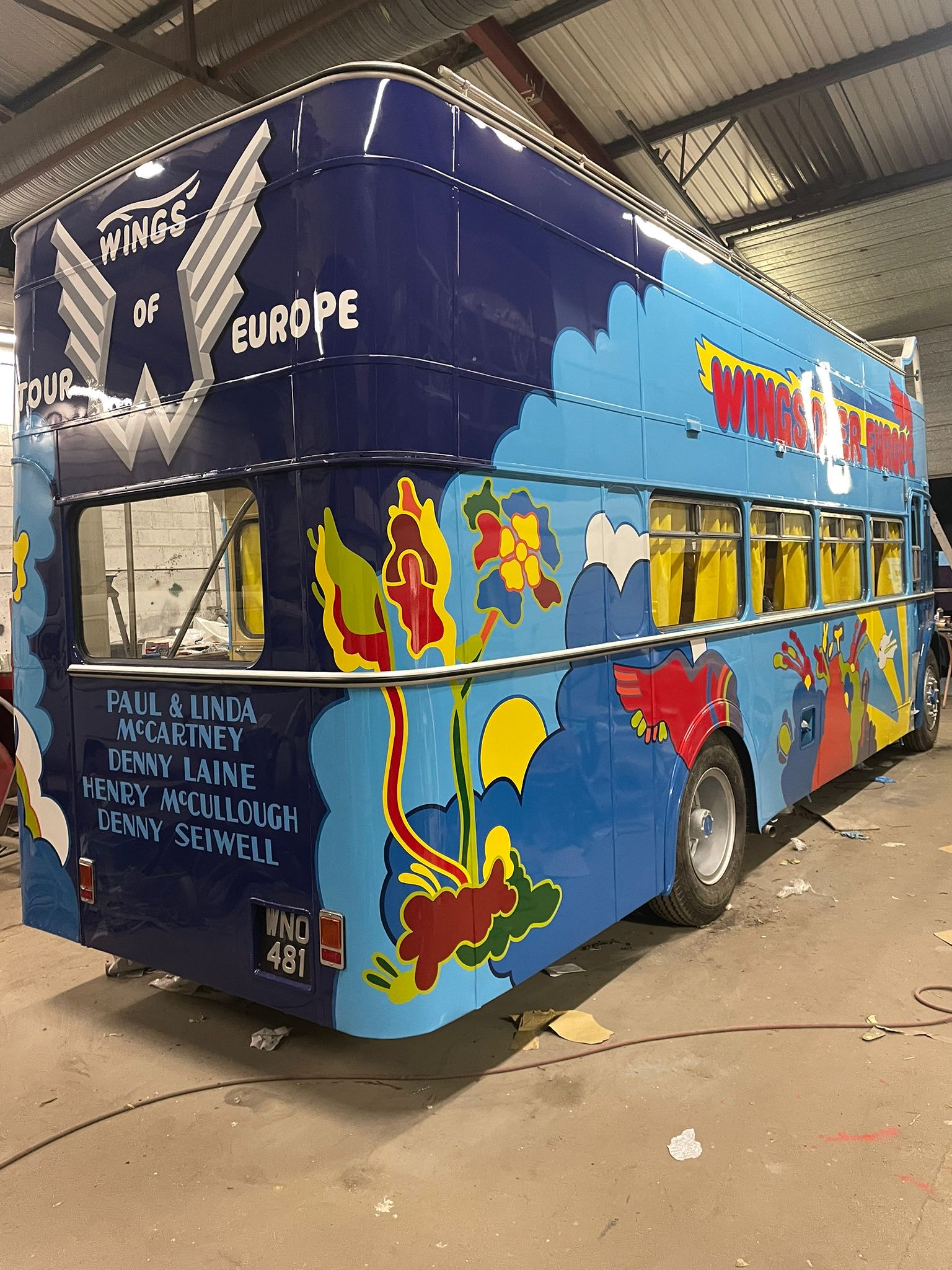 wings tour bus restoration