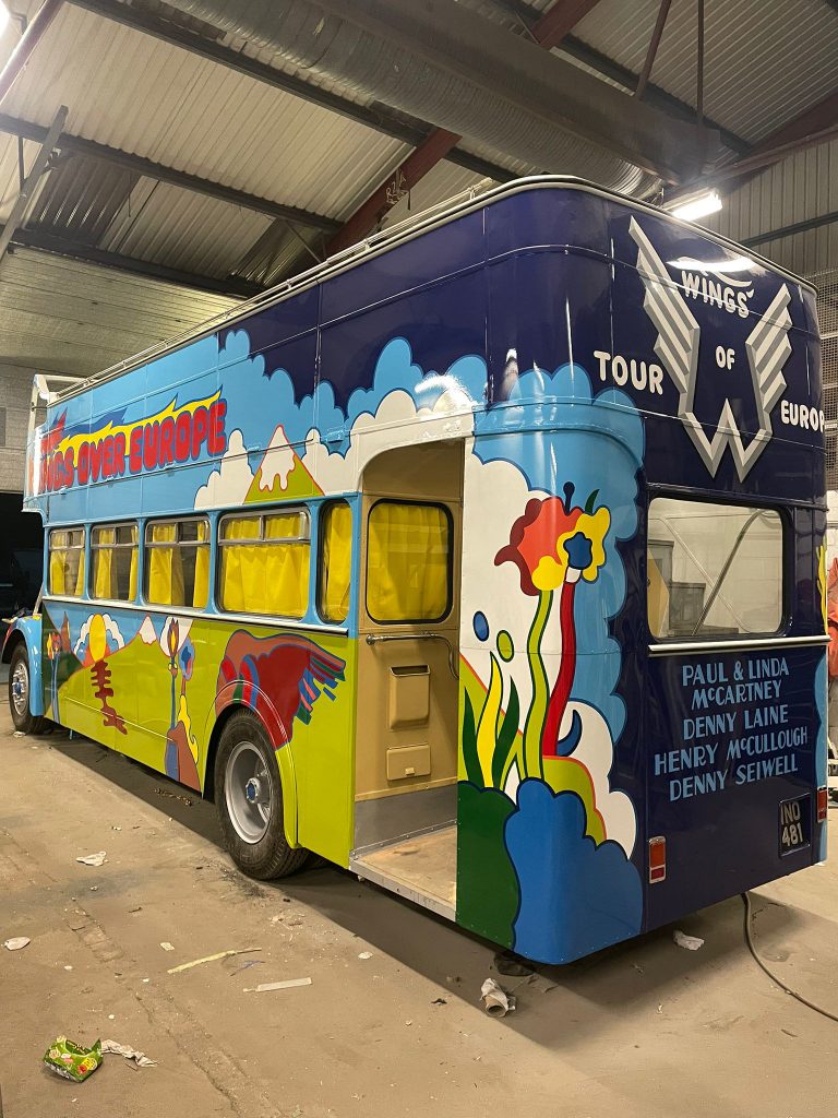 wings tour bus restoration