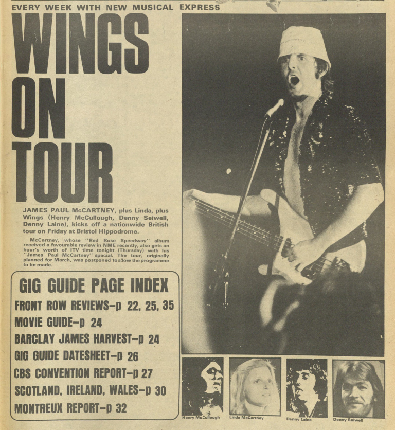 Wings 1973 UK Tour • The Paul McCartney Project